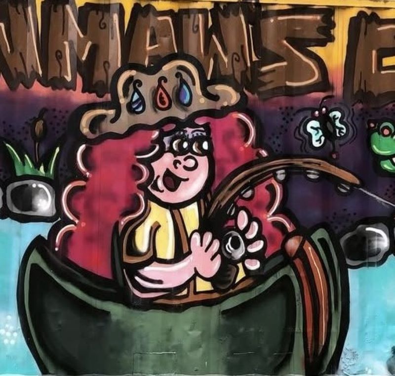 MawMaw's Camp Mural at Lousiana